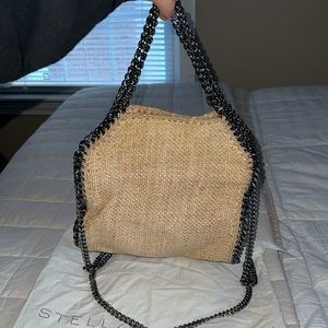 Stella McCartney Falabella raffia bag